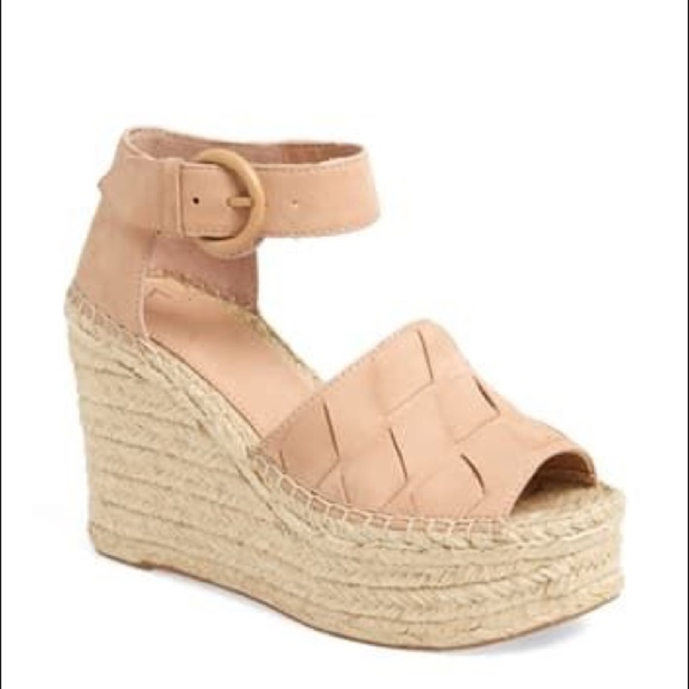 Marc Fisher Adalla Platform Wedge Lt. Pink Sz 11